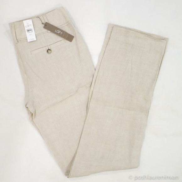LOFT Marisa 100% Linen Trousers (*NWT!*) – Size 2 - Picture 7 of 15